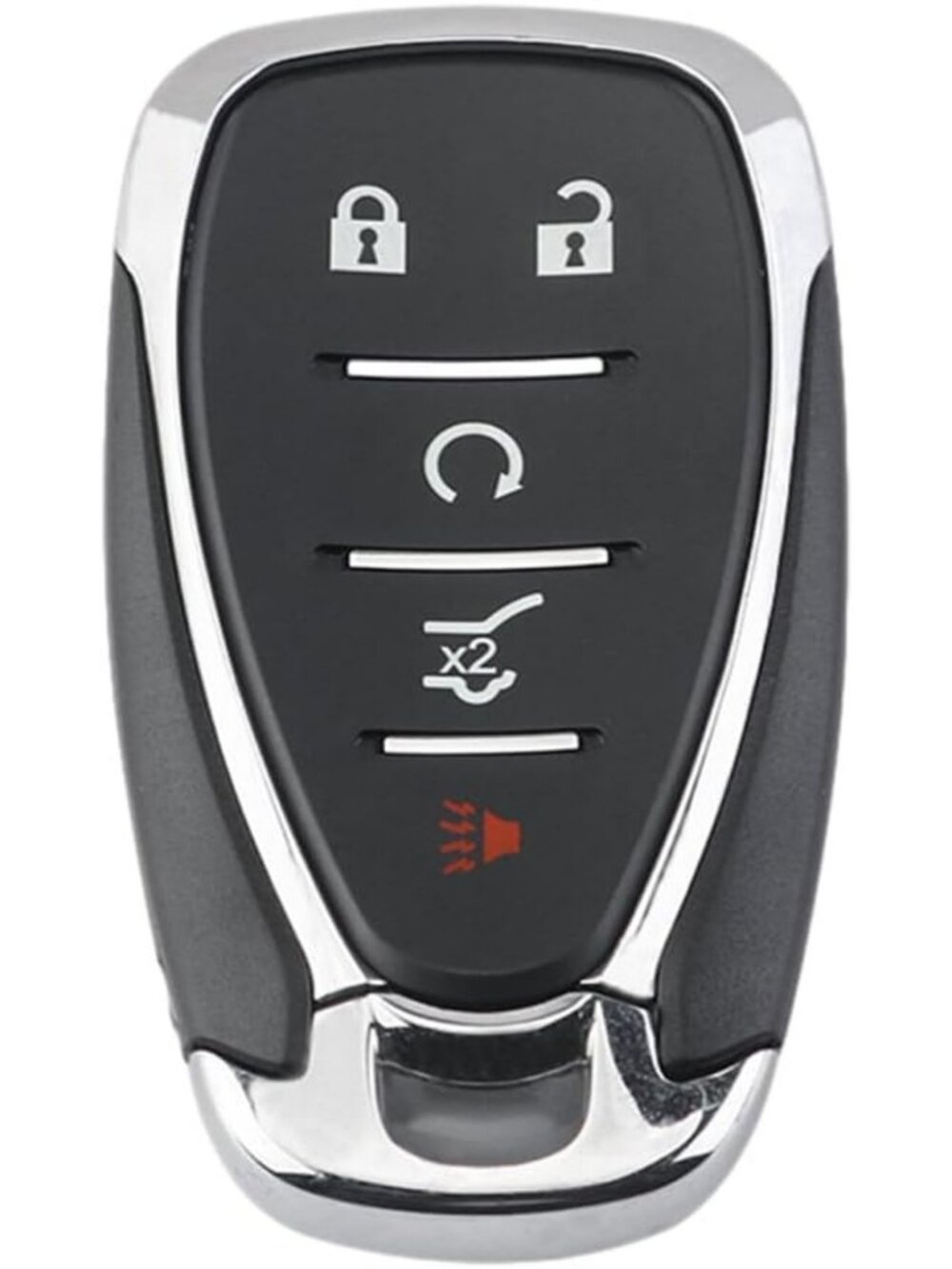 5-Button Key Fob Cover Shell Case Replacement for Chevy Equinox & Blazer